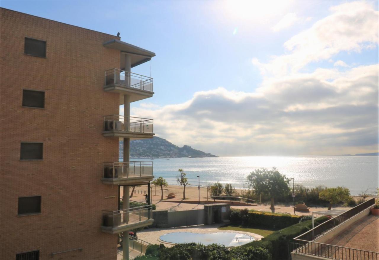 Castell Joncar,30 M De La Playa, 1Era Linea De Mar, Vista Al Mar Apartment Roses Exterior foto